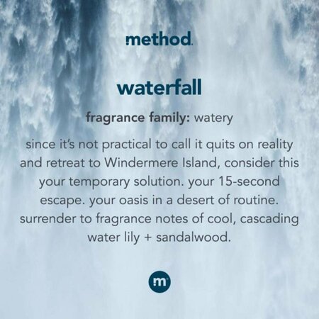 Method Waterfall Scent Gel Hand Wash Refill 34 oz 328114